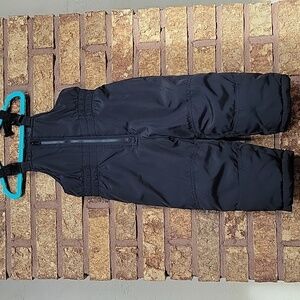 Carter's Kids Overall Snow Bibs Black Size 3T